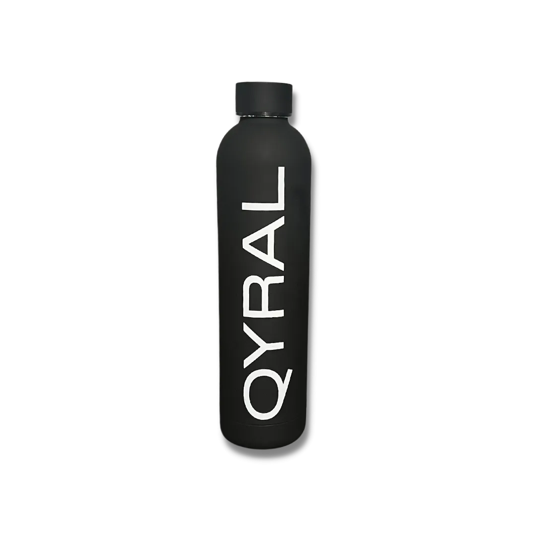Black Stainless Steel Water Bottle