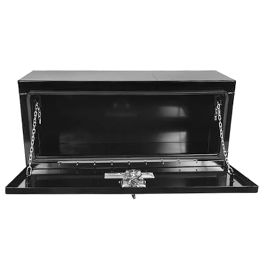 Black Steel Single-Door Underbody Toolbox - 18"H x 18"D x 48"L