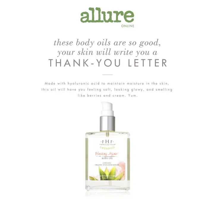 Blushing Agave Body Oil
