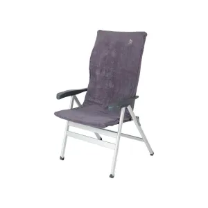 Bo-Camp Chair Cover M Universal Padded Terry Cloth Grey