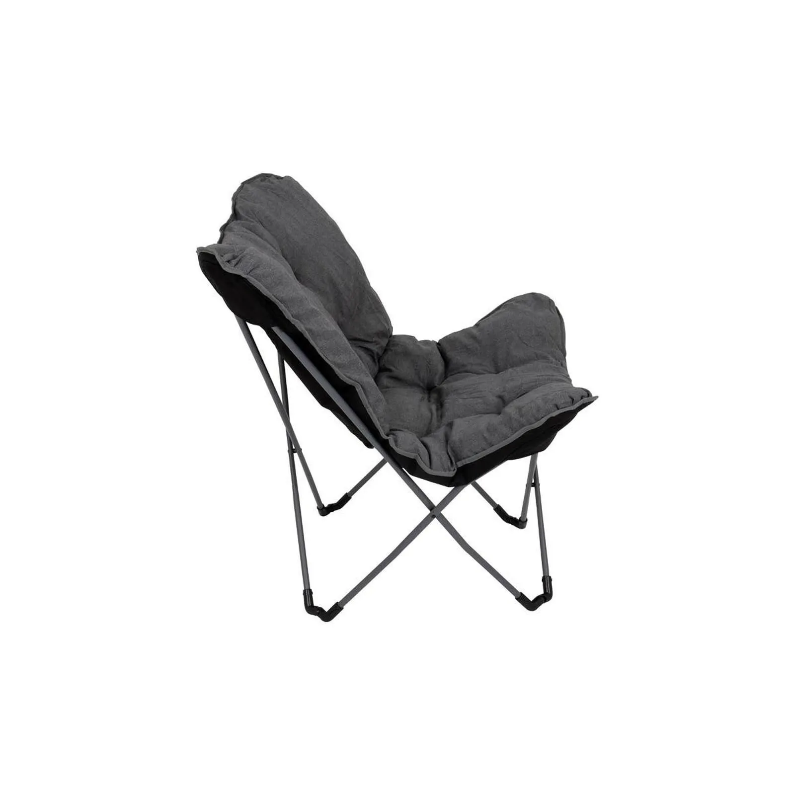 Bo-Camp Urban Collection Butterfly Chair Redbridge L Grey
