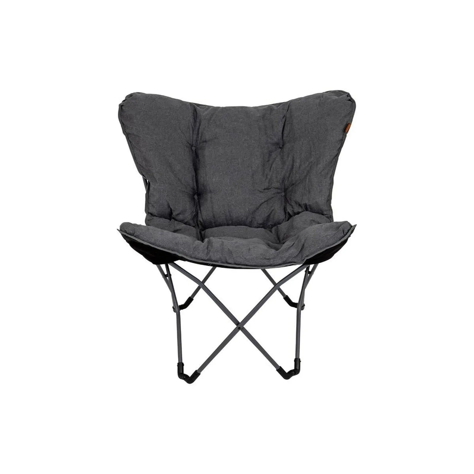 Bo-Camp Urban Collection Butterfly Chair Redbridge L Grey