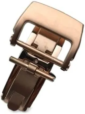 Brand Stainless Steel Buckle Size 18mm 20mm Watchband Watch Band Strap Clasp for Richard Watch Mille Band Bracelet Logo on Tools (Color : Rose Gold Buckle, Size : 20mm)
