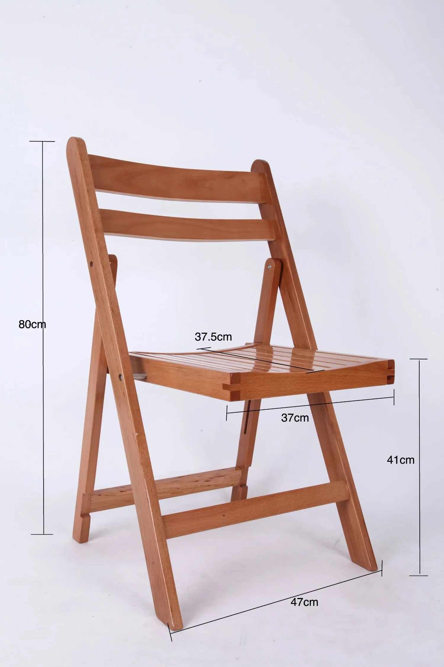 BULK 52  Slatted Americana Chairs - Natural Timber