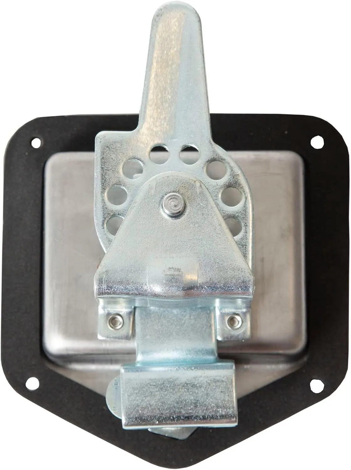 Buyers Products L8815 T-Handle Latch, 2 Pack, Locking Single Point Latch with Gasket & 2 Keys, Polished Stainless Steel, for Truck Bed Tool Boxes, Trailer Doors, RVs, Campers, Truck Cap Latch