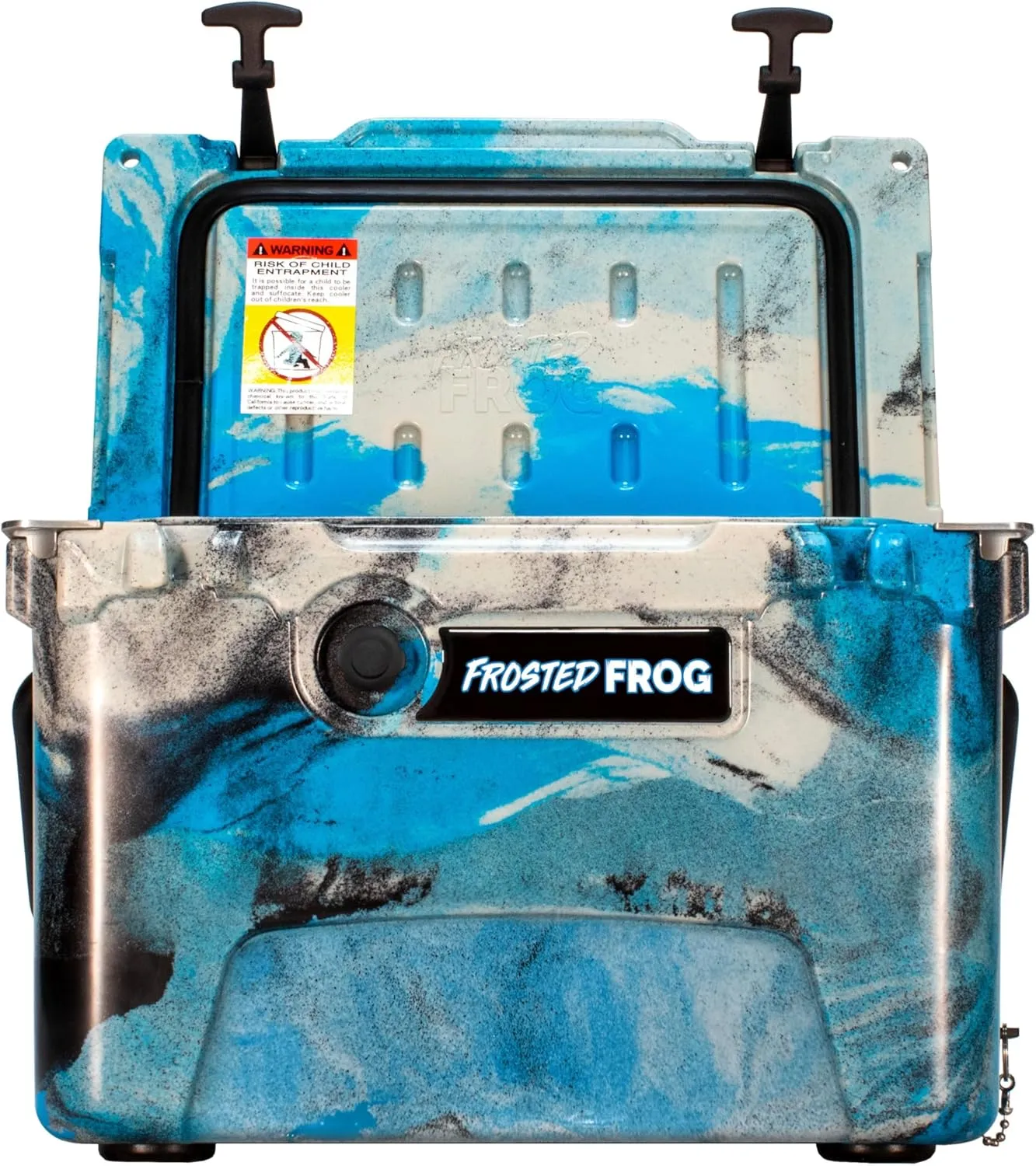 Camo 20 Quart Ice Chest Heavy Duty High Performance Roto-Molded Commercial Grade Insulated Cooler
