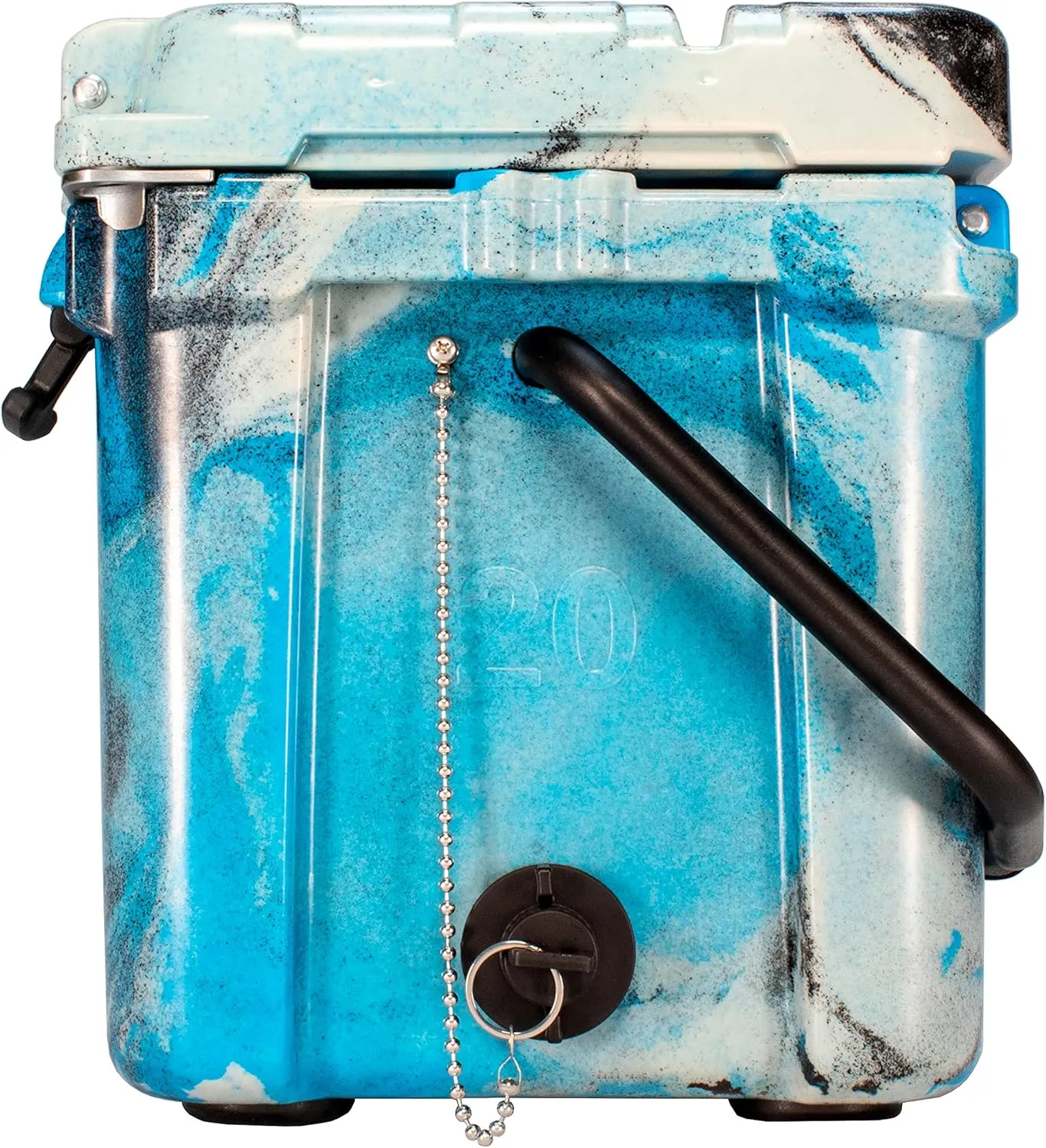 Camo 20 Quart Ice Chest Heavy Duty High Performance Roto-Molded Commercial Grade Insulated Cooler
