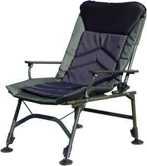 Camping Lounge Chair - Portable Folding Recliner, Adjustable Backrest