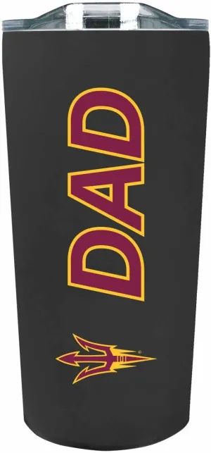 Campus Colors NCAA Stainless Steel Travel Tumbler for Dad - 18 oz - Double Walled Insulated Drinkware (Arizona State Sun Devils - Black)