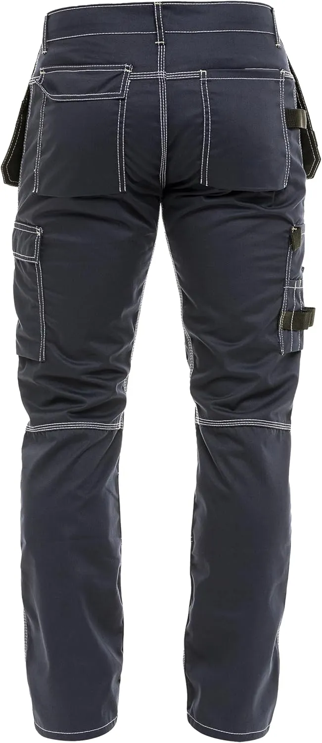 Cargo Construction Pants for Men - Tactical Wear Safety Pants with Knee Pads and Tool Pockets for Work and Outdoor Use