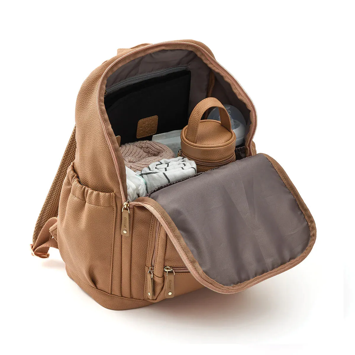 Chloe Nappy Backpack Tan