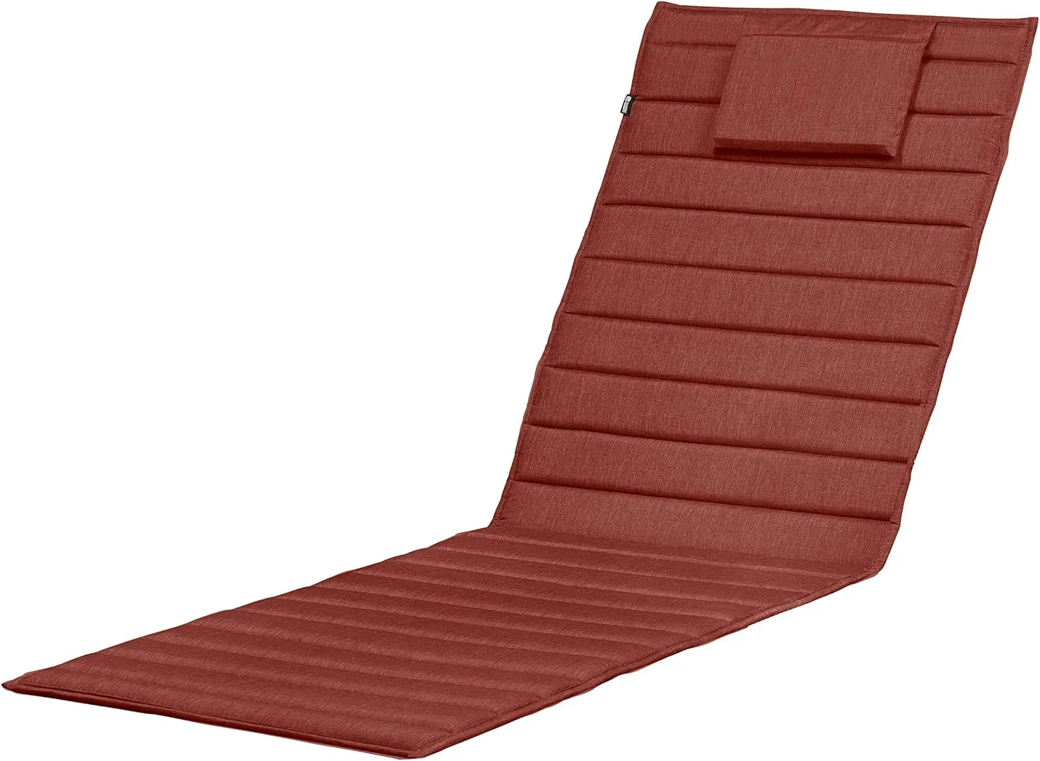 Classic Accessories Storigami Water-Resistant 80 x 26 Inch Chaise Lounge Cushion, Heather Henna, Patio Cushion