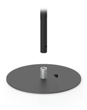 Classic Banner Stand 12 Wide Round Base | Black
