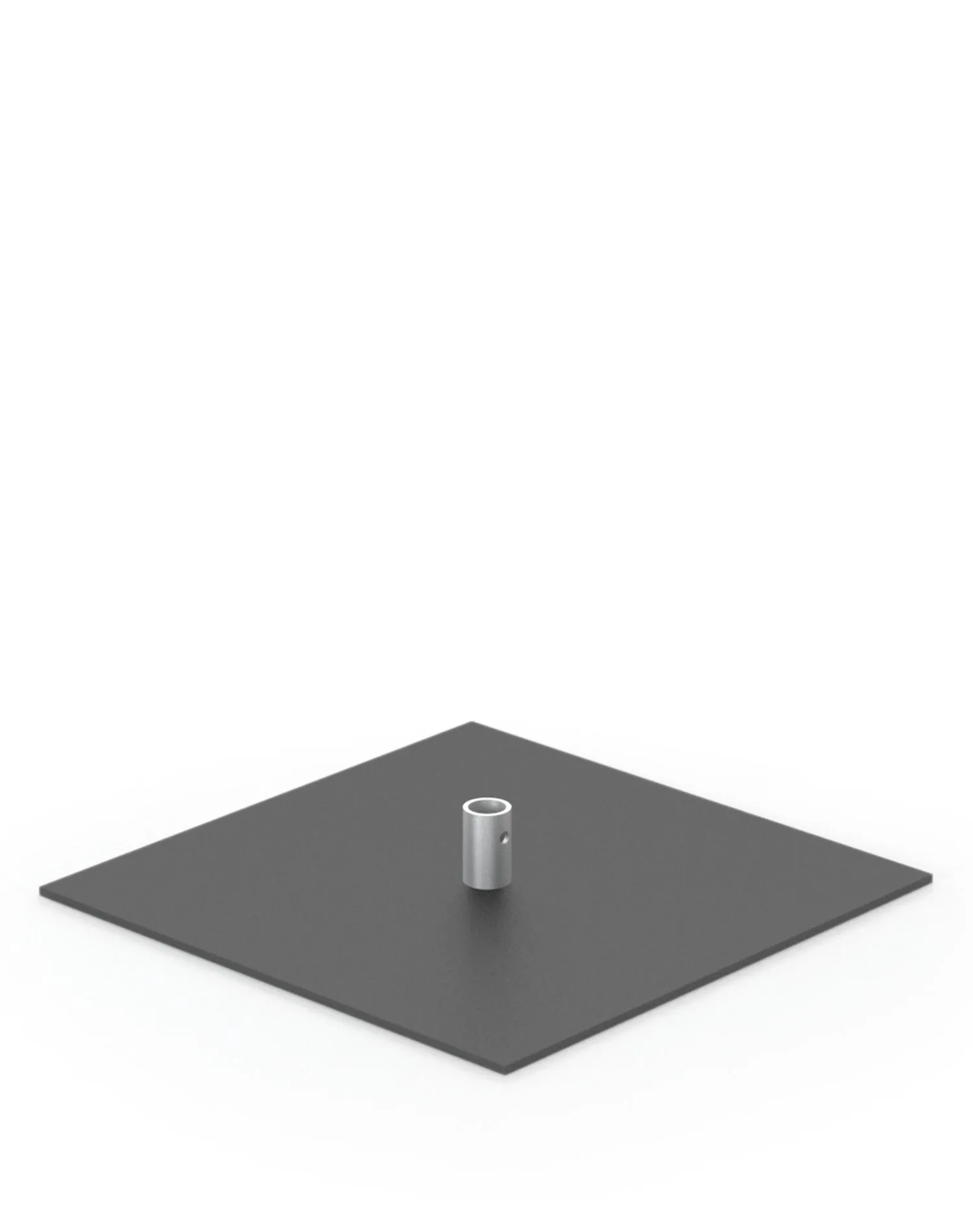 Classic Banner Stand 36 Wide Square Base | Black