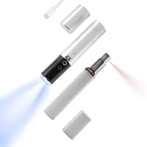 Combo MagiUSA Lipstick Stun Gun  Pepper Spray for Women Self Defense Keychain Set Compact Tazer Safety Device for Girls Disguised Security Tool USB Rechargeable Personal Alarm Tactical tazor Gift
