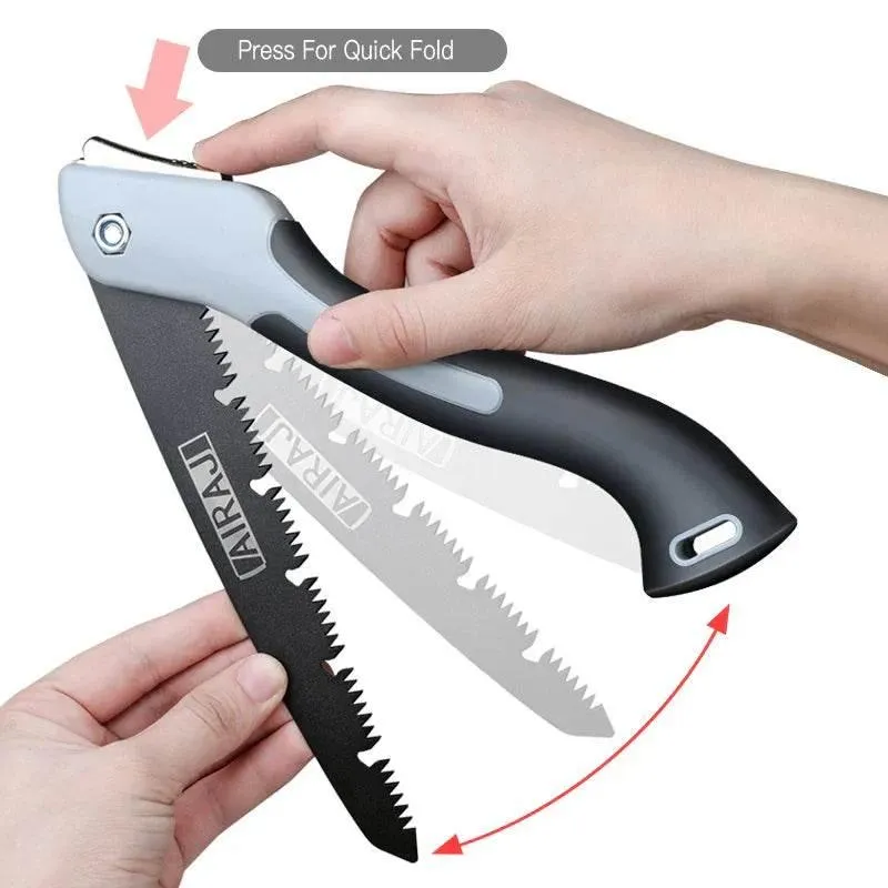 Compact Folding Hand Saw - Portable Camping Woodworking Tool