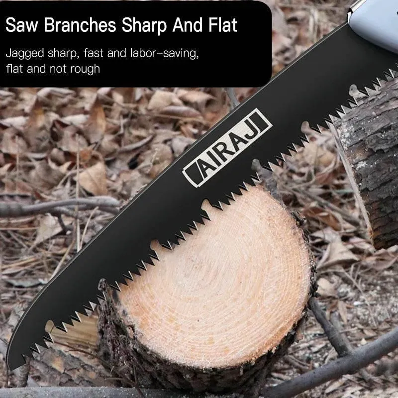 Compact Folding Hand Saw - Portable Camping Woodworking Tool