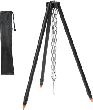 Compacts Folding Camping Tripods Grills Stand Aluminum Construction For Campfires Meals Hiking Parties