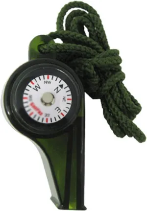 Compass Thermometer Portable Precise Outdoor Multifunctional High Decibel Survival Whistle/Compass/North Pointer (Color : A)