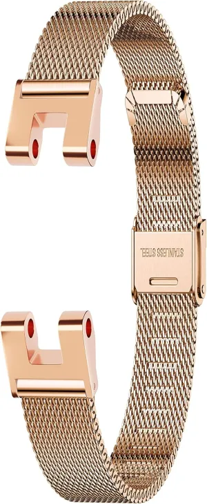 Compatible for Garmin Lily Straps Replacement Watch Band,Stainless Steel Metal Wristband Strap for Women's Smartwatch