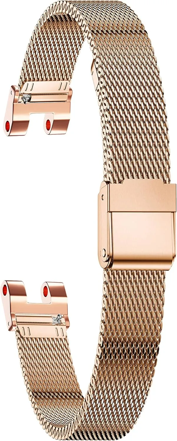 Compatible for Garmin Lily Straps Replacement Watch Band,Stainless Steel Metal Wristband Strap for Women's Smartwatch