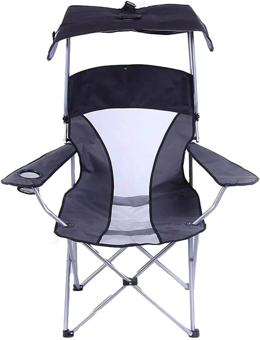 Computer Chair , Camping Chairs Outdoor Furniture Beach Chairs Portable Wild Fishing Chair Mesh Folding Mesh Canopy Shade Chair Sunshade Seat With Armrest For Sunbathing On The Beach Folding Chairs Pa