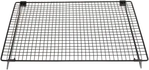 Cooling Racks with Folding Legs，for Cooking, Roasting, Drying, Rust-Resistant Non-Stick Cooling Grilling for Baking，17 x 11.2 inches，Black(1)
