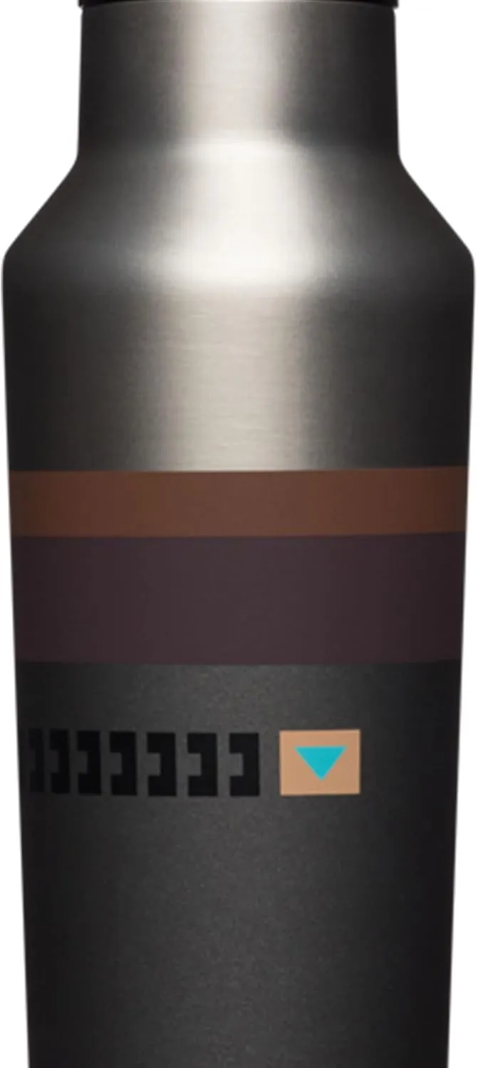 Corkcicle x Star Wars Mandalorian Sport Canteen Insulated Tumbler, 20 oz – Reusable Water Bottle Keeps Beverages Cold for 25 Hours & Hot 12 Hours – Cupholder Friendly Tumbler with Screw-On Cap