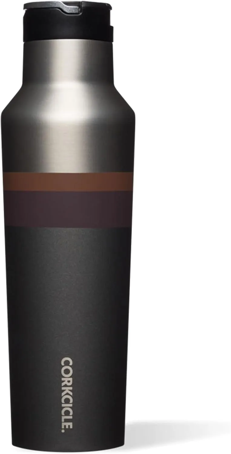 Corkcicle x Star Wars Mandalorian Sport Canteen Insulated Tumbler, 20 oz – Reusable Water Bottle Keeps Beverages Cold for 25 Hours & Hot 12 Hours – Cupholder Friendly Tumbler with Screw-On Cap
