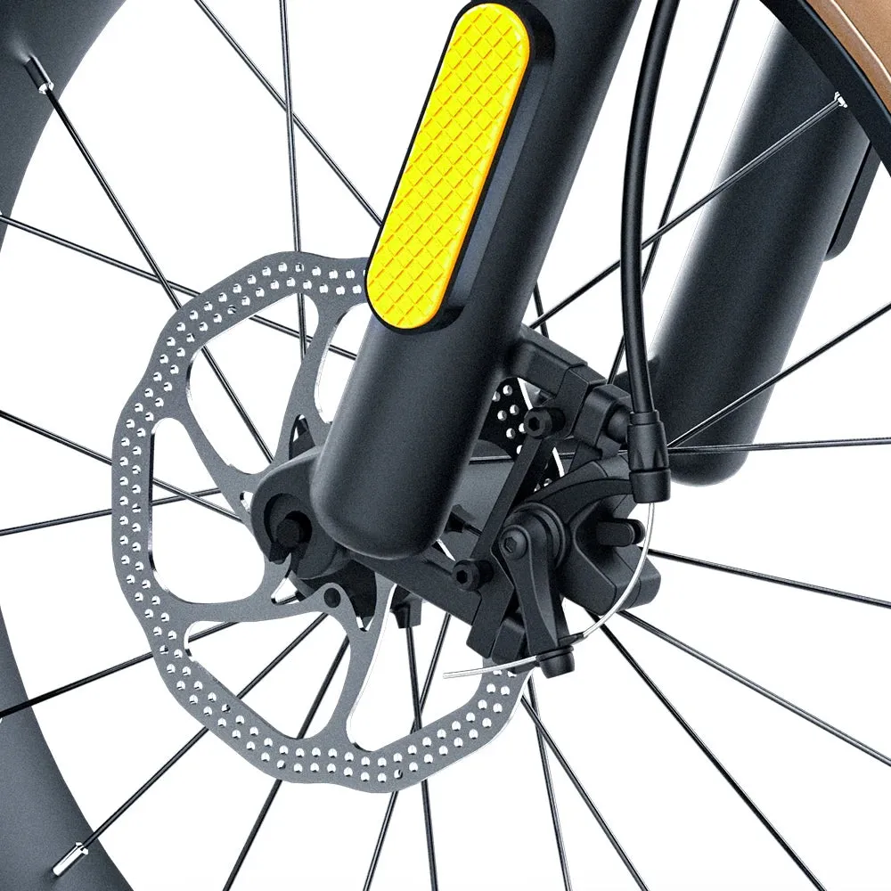 COSWHEEL M20  500W 10AH High-speed Motorcycle with Basket, Fat Tire Electric Bicycle, Electric Bicycle, New Type of Electric Bicycle