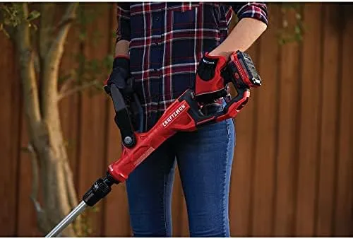 CRAFTSMAN V20 WEEDWACKER Cordless String Trimmer Edger with Automatic Feed, 13 inch, Bare Tool Only (CMCST900B)