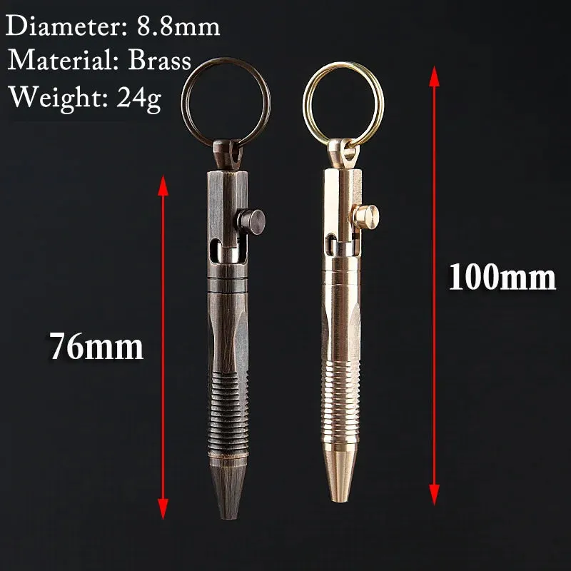 Creative Mini Brass Self-Defense Tactical Pen