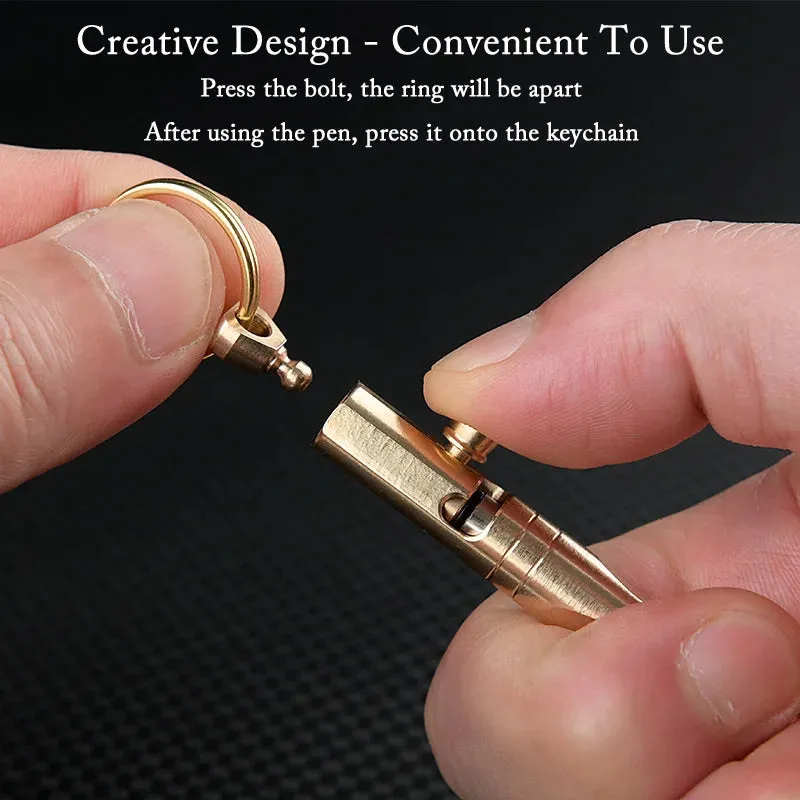 Creative Mini Brass Self-Defense Tactical Pen