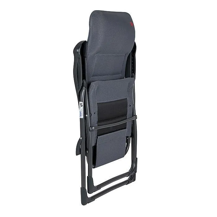 Crespo AP215 Air-Deluxe Adjustable Camping Mesh Chair - Grey