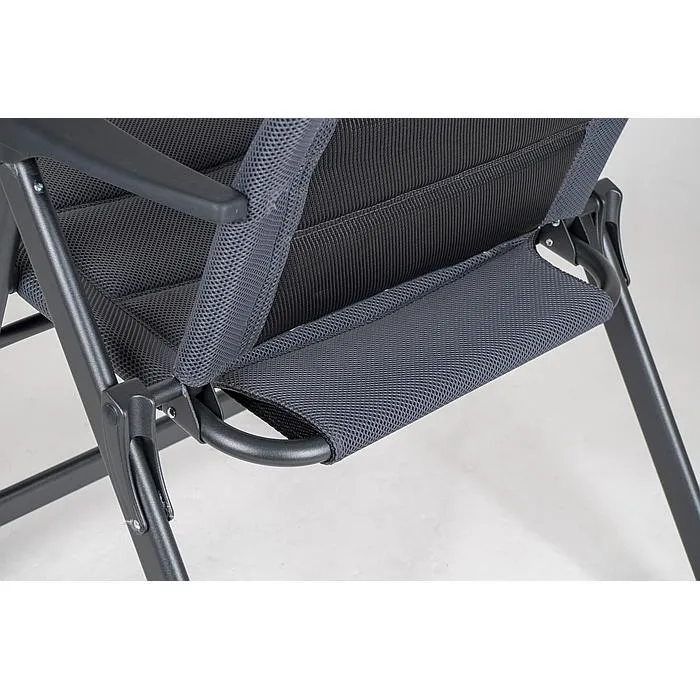 Crespo AP237 Air-Deluxe Compact Reclining Mesh Chair - Grey