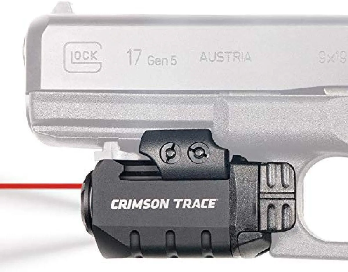 Crimson Trace CMR-205 Rail Master Pro Universal Red Laser Sight and Tactical Light with Instinctive Activation for Shooting, Competition and Range