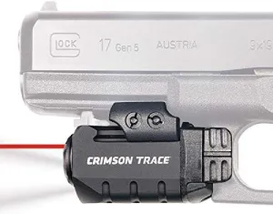 Crimson Trace CMR-205 Rail Master Pro Universal Red Laser Sight and Tactical Light with Instinctive Activation for Shooting, Competition and Range