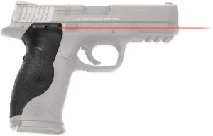 Crimson Trace LG-660 Lasergrips with Red Laser, Heavy Duty Construction and Instinctive Activation for Smith & Wesson M&P Full-Size Pistols, Defensive Shooting and Competition