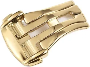 Deployment Buckle for Omega Watch Bands Folding Clasp Belt Logon 16mm 18mm 20mm Leather Strap Accessories Silver Gold Rose