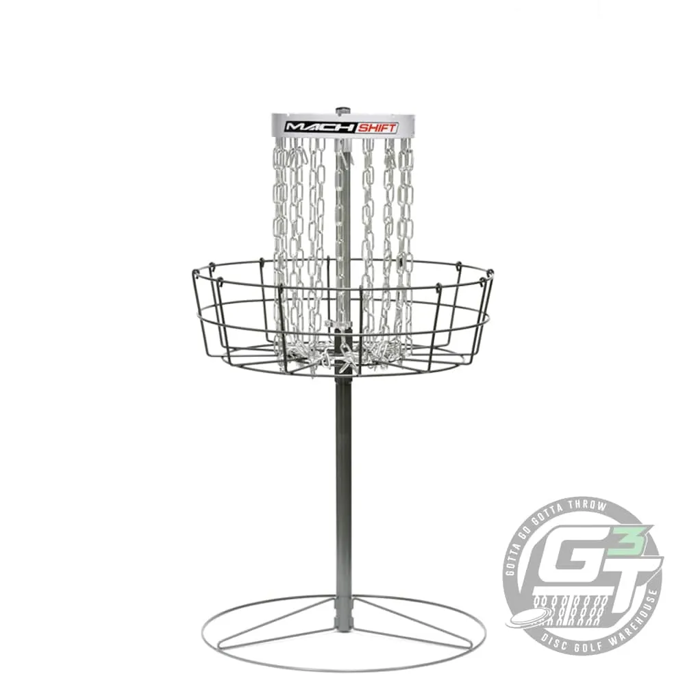 DGA Mach Shift 3-in-1 16-Chain Portable Disc Golf Practice Basket