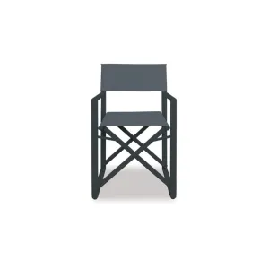 Director Folding Outdoor Chair Gun Metal