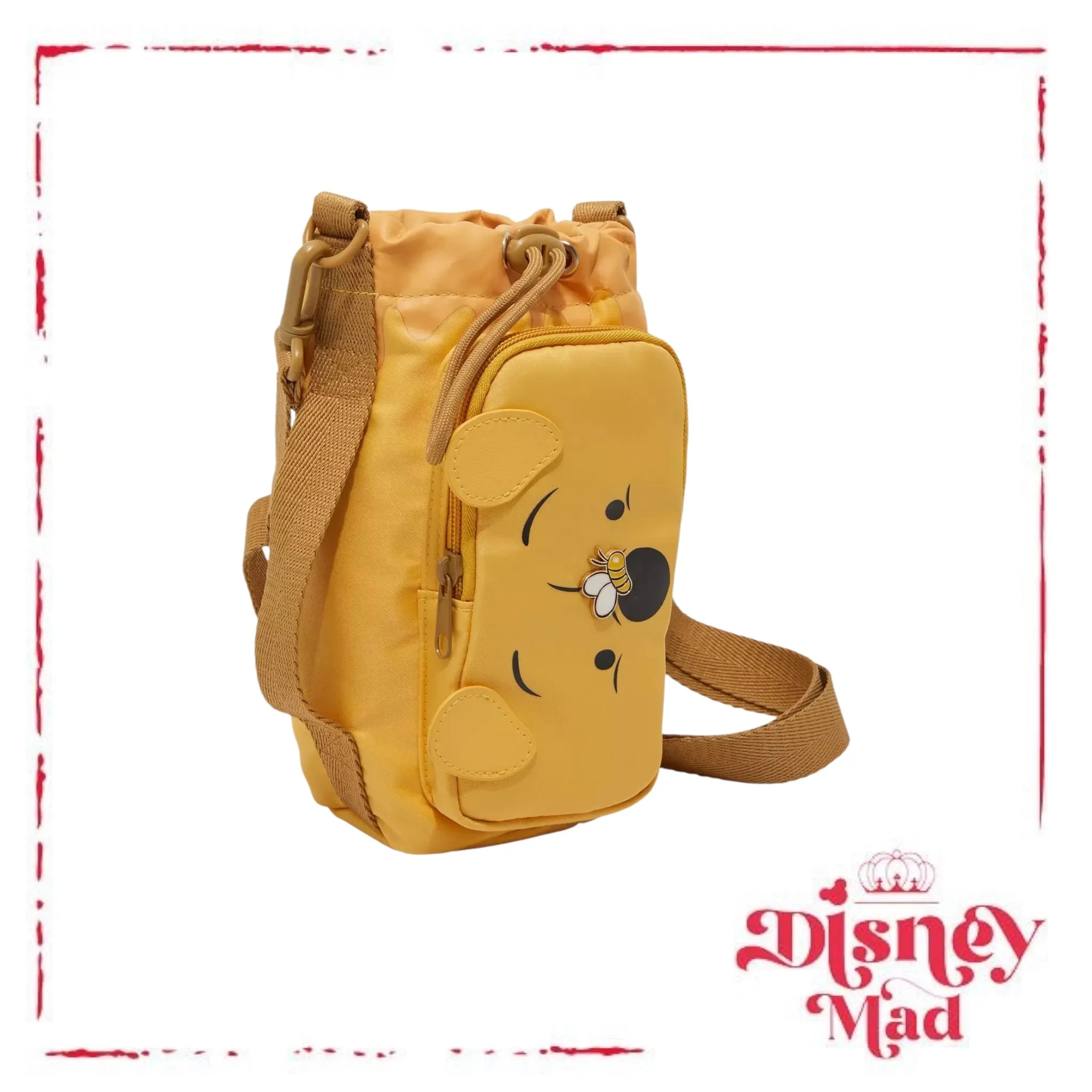 Disney Winnie The Pooh Face Water Bottle Sling