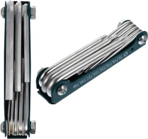 DOITOOL 2pcs Folding Hexagon Wrench Hand Tool for Bike Repair and Design for Maintenance Disassembly and Assembly Tasks