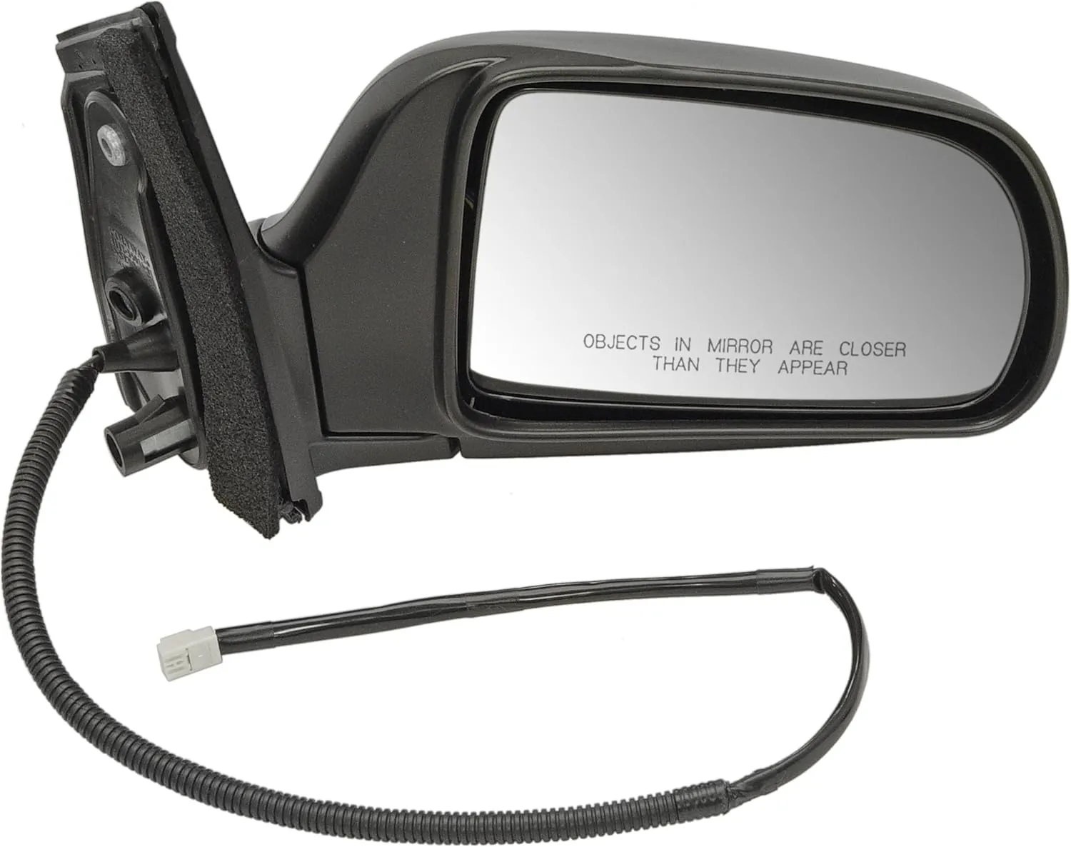 Dorman 955-1444 Passenger Side Power Door Mirror - Folding Compatible with Select Toyota Models, Black