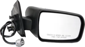 Dorman 955-1788 Passenger Side Power Door Mirror - Heated / Folding Compatible with Select Mitsubishi Models, Black