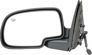 Dorman 955-1803 Driver Side Power Door Mirror - Heated / Folding Compatible with Select Cadillac / Chevrolet / GMC Models, Black