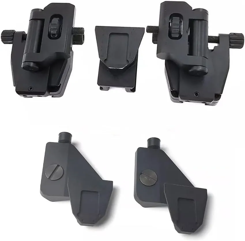 Dual Binocular Bridge Night Vision NVG Mount   AN/PVS-14 J Arm Dovetail Adapter,CNC Aluminum Bridge Arm Assembly,Black