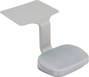 ECR4Kids The Surf Portable Lap Desk with Cushion, Flexible Seating, Light Grey