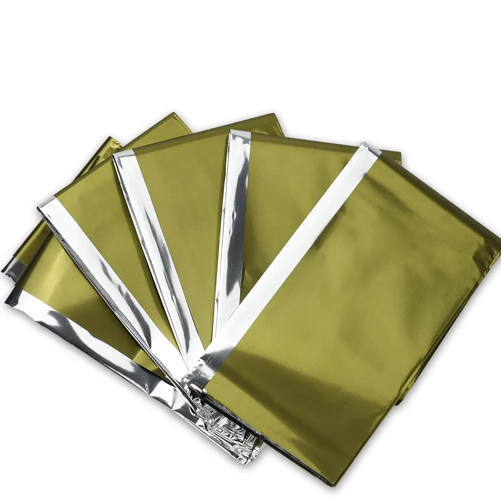 Emergency Blankets -Space Blanket Survival kit Camping Blanket. Perfect for Outdoor, Hiking, Survival, Marathons or First Aid