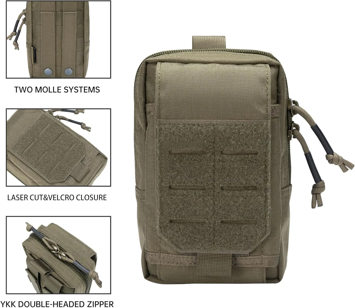 EXCELLENT ELITE SPANKER Tactical EDC Pouch Molle Utility Pouches Phone Holster Pouch Waist Bag Tool Pouch for Molle Accesssories